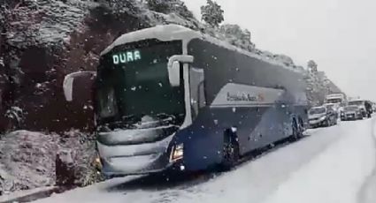 Nieve azota a 18 municipios de Durango