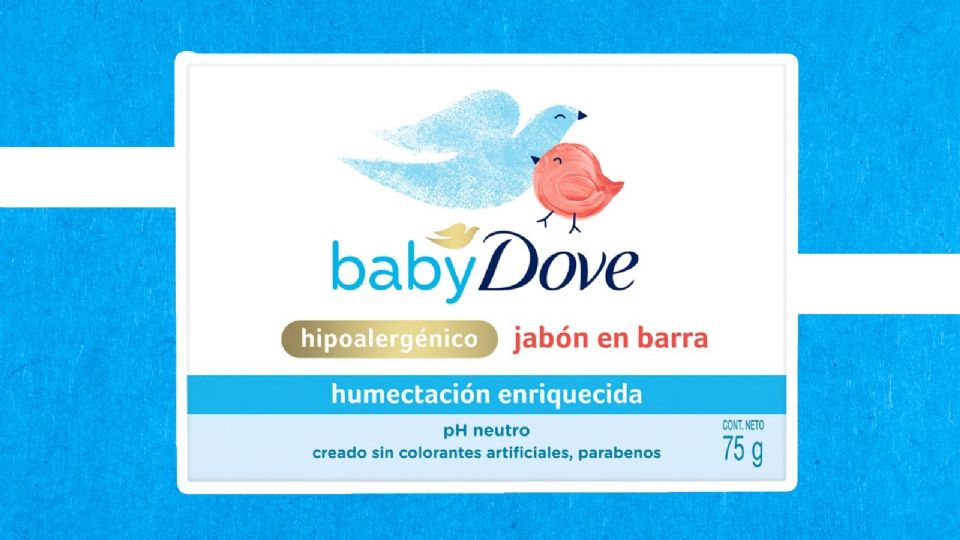 Profeco recomienda el uso de la marca de jabón de tocador Baby Dove, luego de analizar sus componentes.