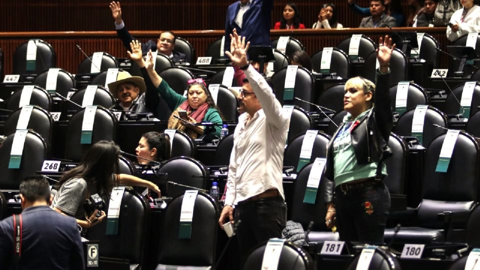 Sesión en la Cámara de Diputados.