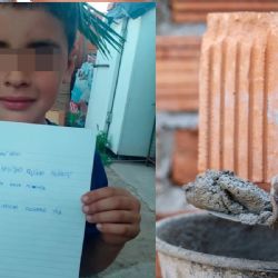 Niño de 7 años le pide a Santa Claus que le regale ladrillos para reparar su casa, luego de que se incendiara