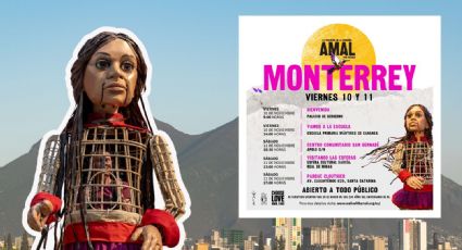 Este es el recorrido que tendrá Little Amal, la marioneta gigante que visitará Monterrey