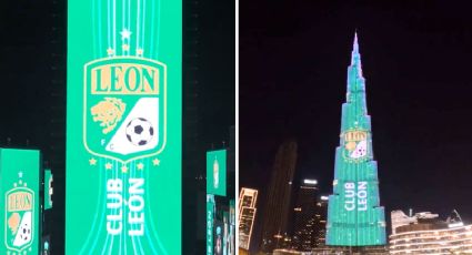 Burj Khalifa se ilumina con el escudo del León previo al Mundial de Clubes 2023 | VIDEO