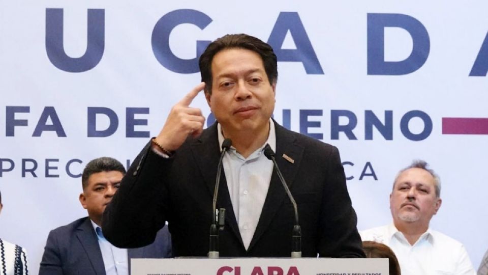 Mario Delgado, presidente nacional de Morena.