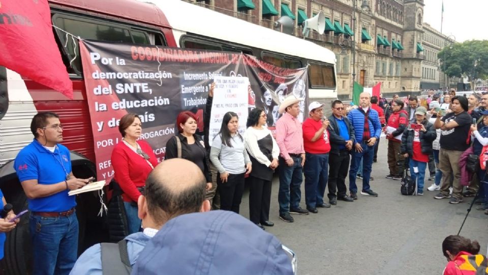 CNTE exige se mejore su situación.