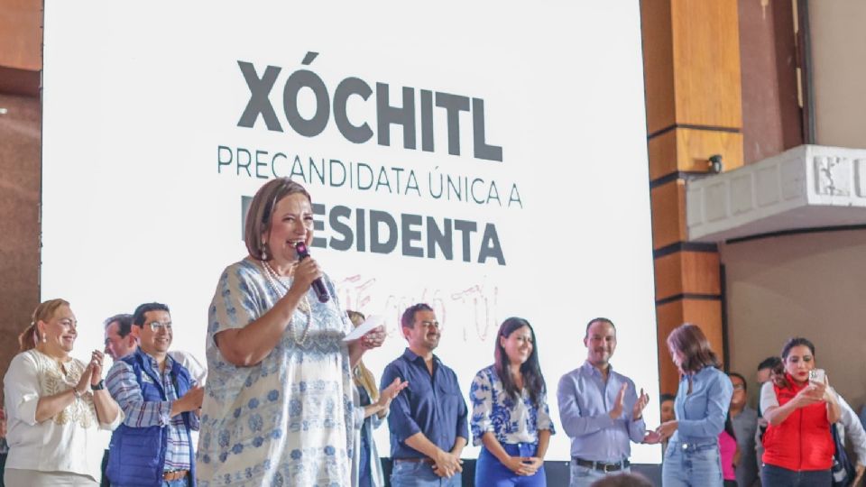 Xóchitl Gálvez, precandidata de la coalición Fuerza y Corazón por México.