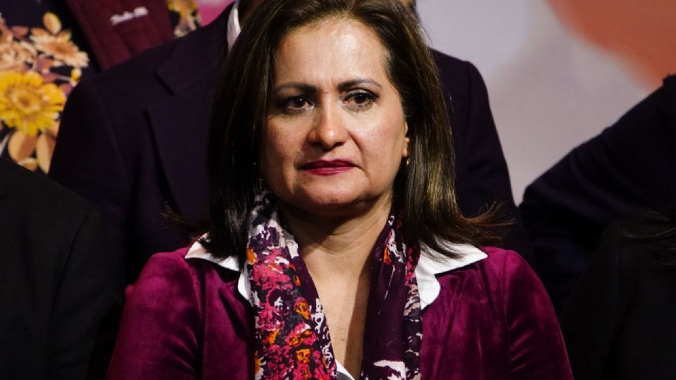 Alma Alcaraz, candidata de Morena a la gubernatura de Guanajuato.