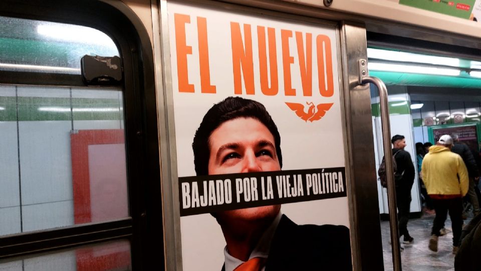 Imagen de Samuel en los vagones del metro