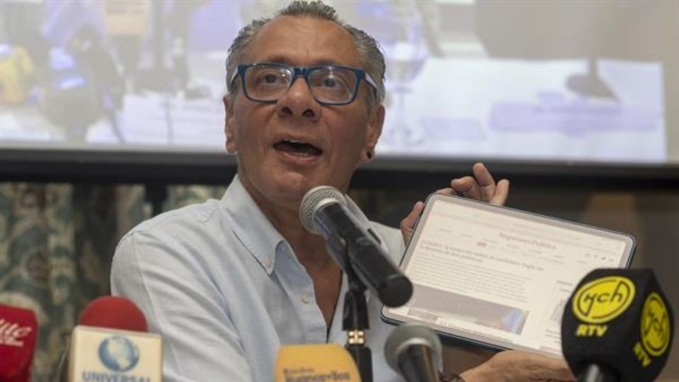 Jorge Glas, exvicepresidente de Ecuador.