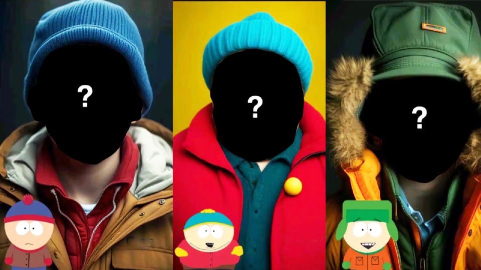 ¿Te imaginas a los personajes de 'South Park' en la vida real? Así los recreó la Inteligencia Artificial