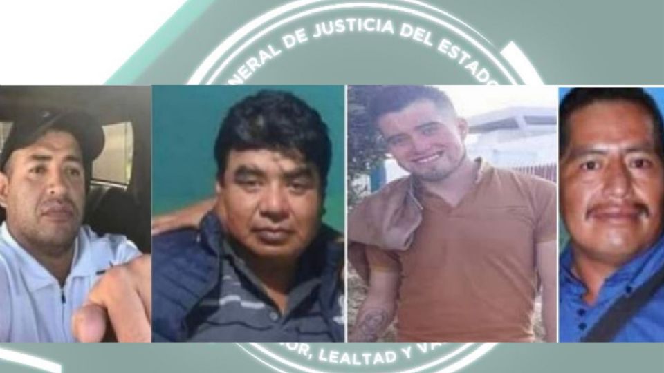 Estos 4 hombres fueron secuestrados el pasado viernes 22 de diciembre.