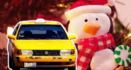 Taxi sorprende a usuarios de TikTok por 'explosión' de Navidad | VIDEO