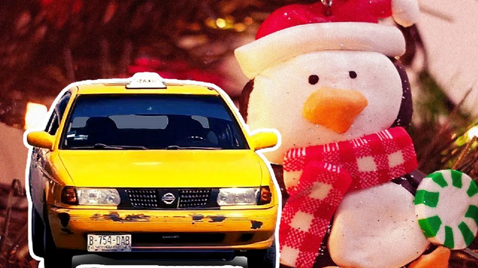 Taxi de Navidad en Saltillo.