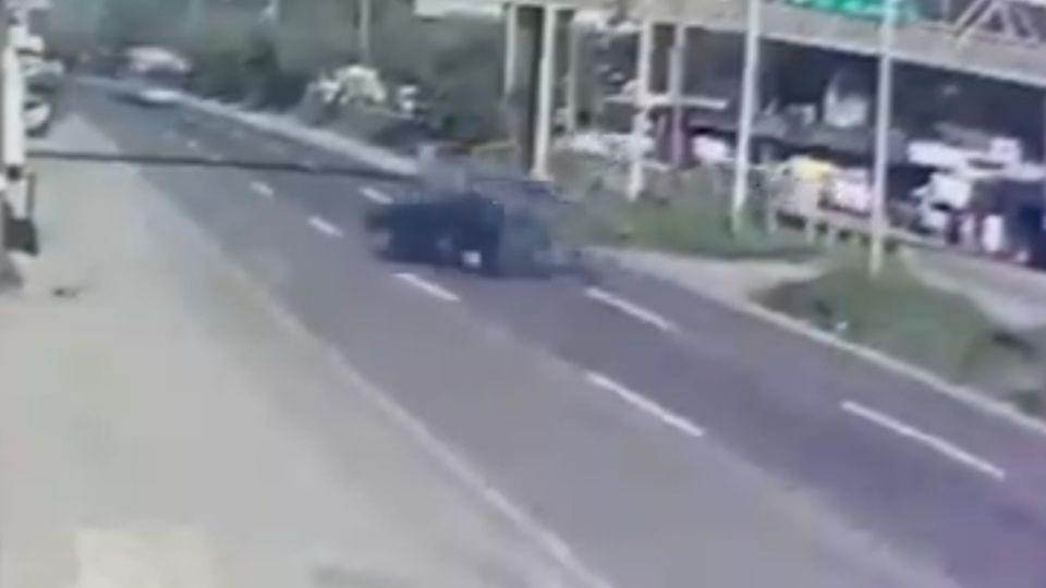 Accidente en la Carretera Nacional