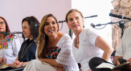 Mara Lezama y Beatriz Gutiérrez Müller participan de 'Fandango por la lectura' en Bacalar