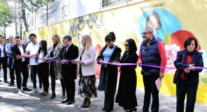 Giovani Gutiérrez inaugura mural en homenaje a víctimas de ácido y refrenda compromiso con el bienestar de las mujeres