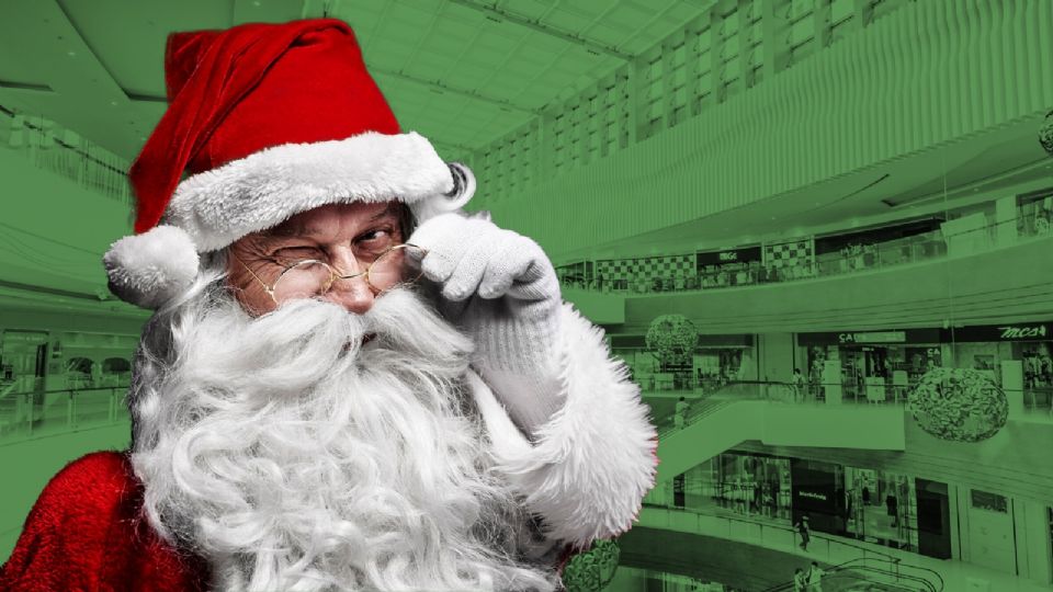 Esto gana Santa Claus en centros comerciales de CDMX