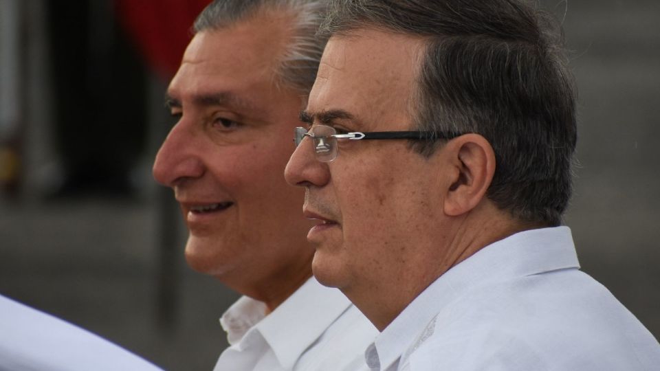 Marcelo Ebrard y Adán Augusto López, titulares de la SRE y Segob.