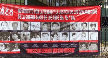 Protestan colectivos de Guerrero por desapariciones en la 'Guerra Sucia'