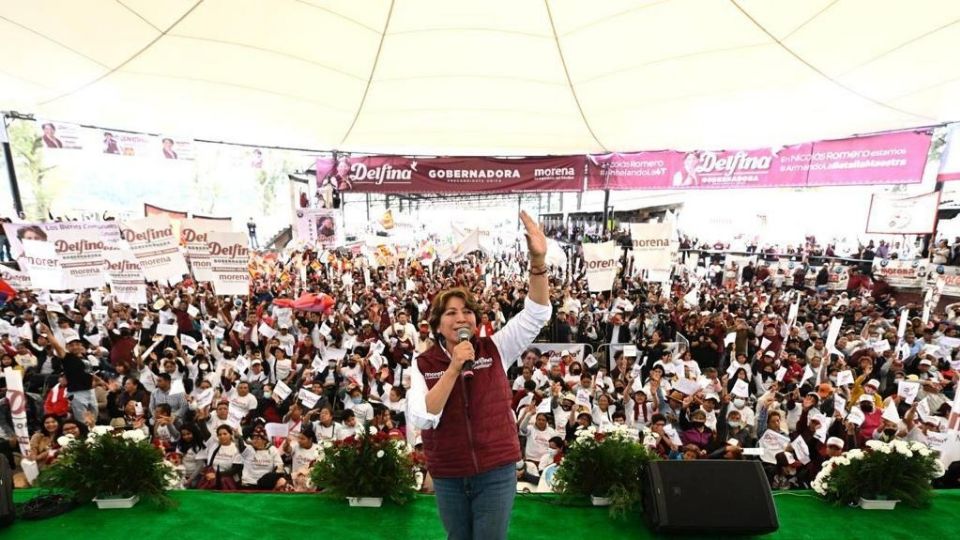 Delfina Gómez sería la nueva gobernadora del Edomex.