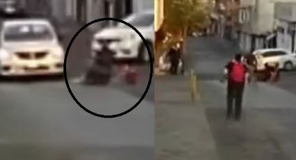 Taxista atropella a una mujer y a sus dos hijos; se da a la fuga | VIDEO