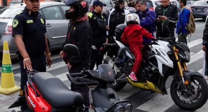 Multas CDMX: Esto es lo que tienen que pagar si llevan a un niño en motocicleta