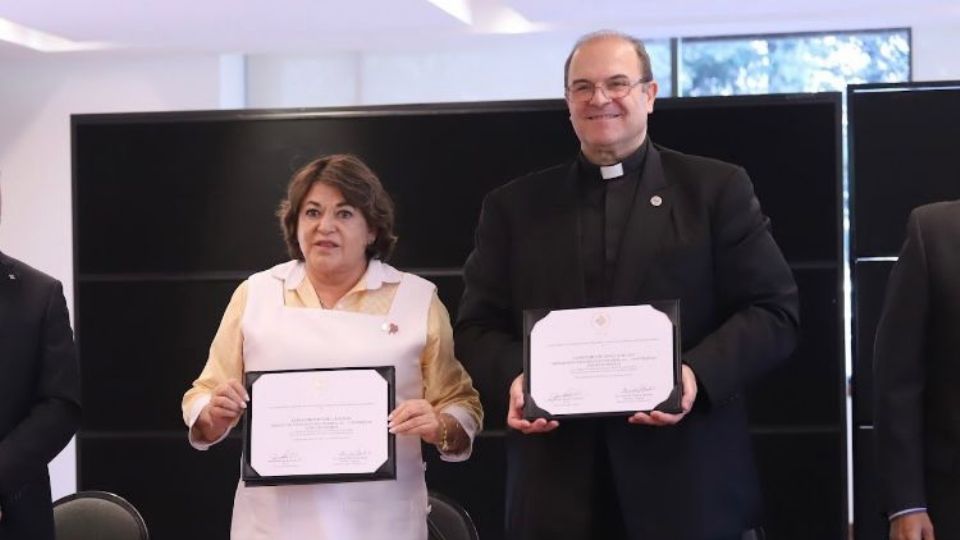 El IMSS y la Universidad Anáhuac firmaron un convenio.