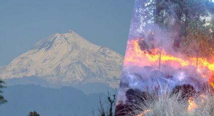 Incendio en el Pico de Orizaba: Impactantes imágenes del fuego alrededor del volcán