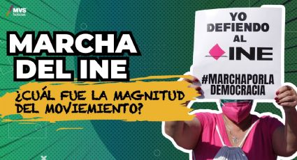 Marcha del INE ¿cuál fue la magnitud del movimiento?