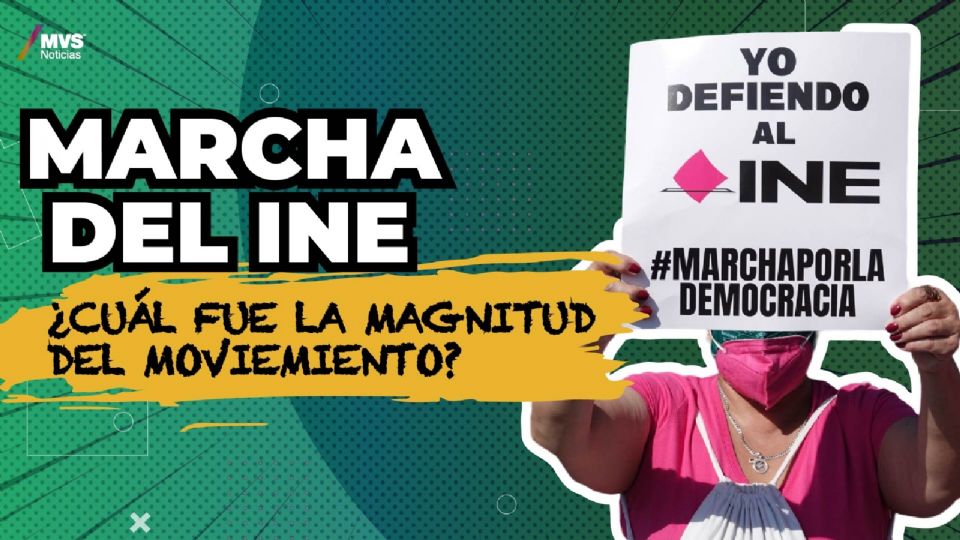 Marcha del INE ¿cuál fue la magnitud del movimiento?