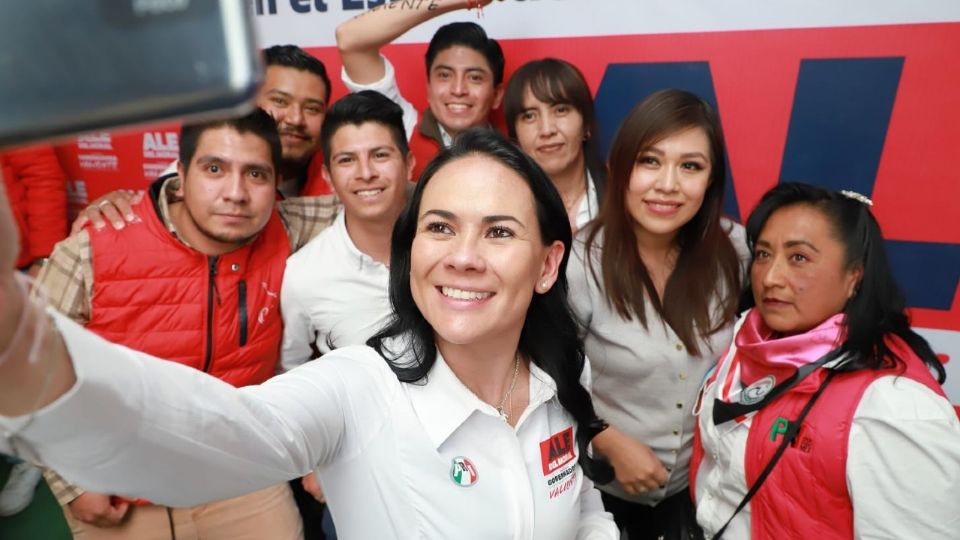 Alejandra del Moral, precandidata a la gubernatura del Estado de México.