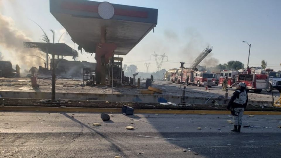 El incidente se reportó esta mañana en una gasolinera en Tula.