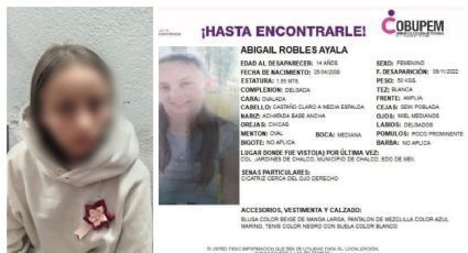 Rescatan en Guanajuato a Abigail, de 14 años, extraviada en Chalco, Edomex