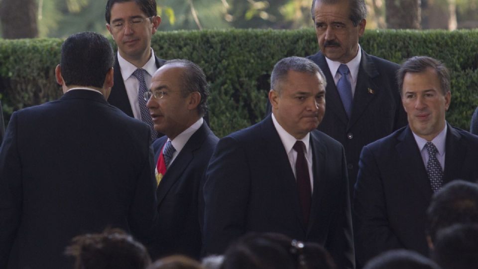 Genaro García Luna, ex titular de Seguridad Pública y Felipe Calderón.