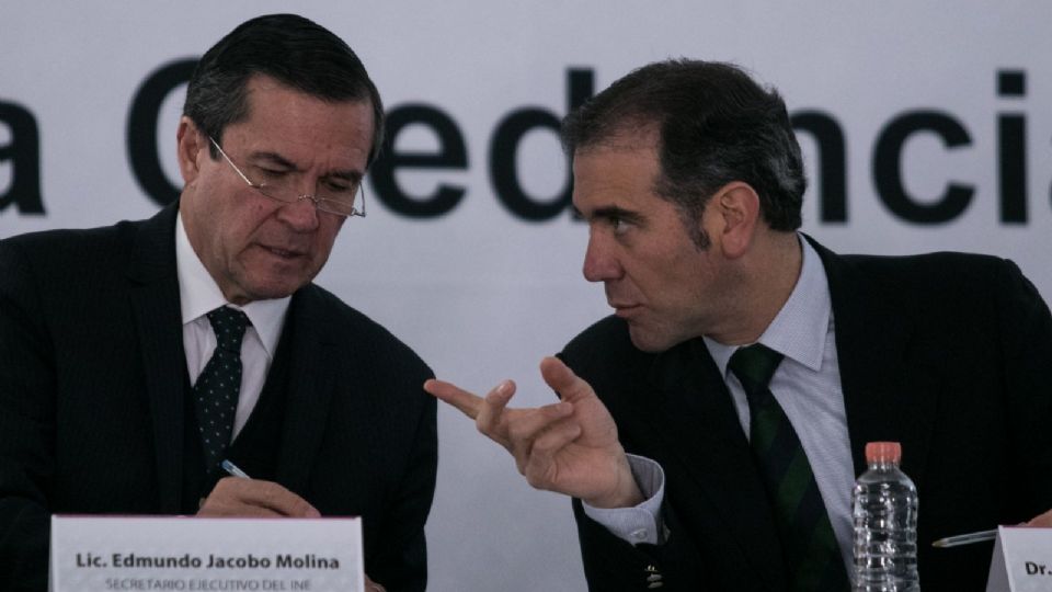 Edmundo Jacobo y Lorenzo Córdova, exsecretario Ejecutivo y consejero presidente del INE.