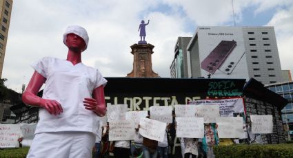 Define Comaep que convivan en misma glorieta la Mujer de Amajac y la Antimonumenta Justicia