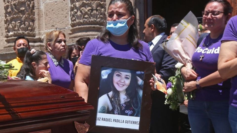 Funeral de Luz Raquel Padilla.
