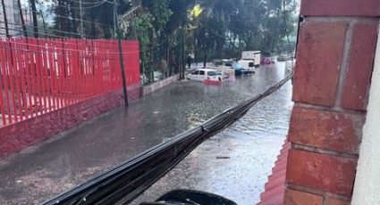 Lluvia deja inundaciones en alcaldías de la zona Poniente