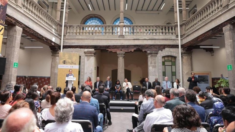 La Jefa de Gobierno, Claudia Sheinbaum inauguró la Casa Marie-José Tramini y Octavio Paz.