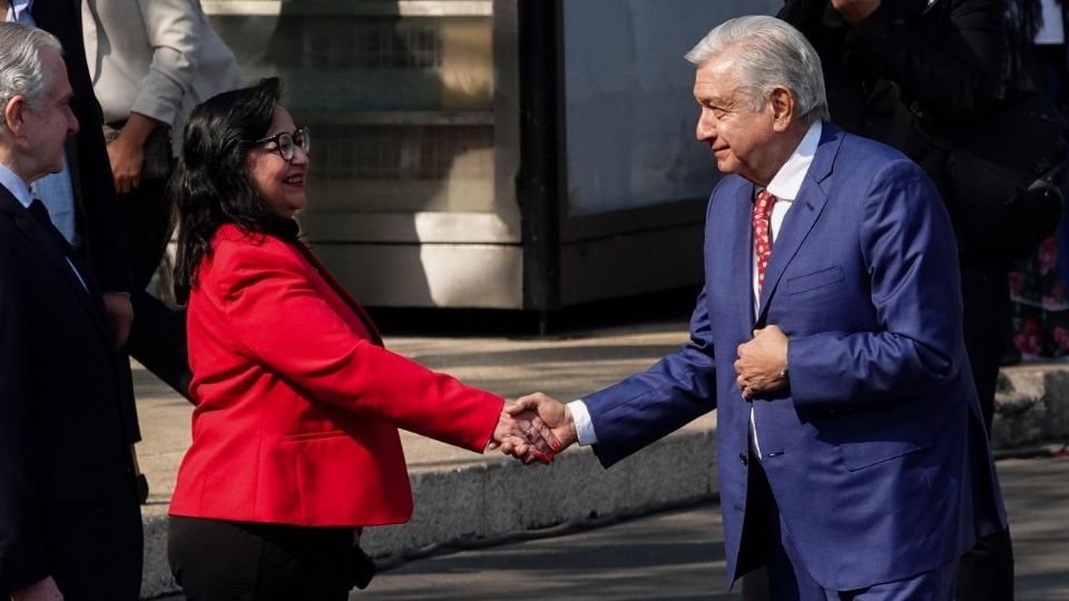 Ministra presidenta Norma Piña y el presidente Andrés Manuel López Obrador.