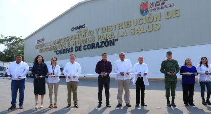 Rutilio Escandón inaugura infraestructura que garantizará el manejo óptimo de medicamentos