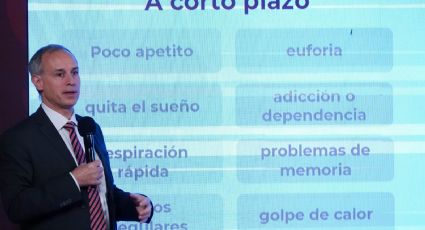 Metanfetamina en México ya superó al alcohol: Hugo López-Gatell