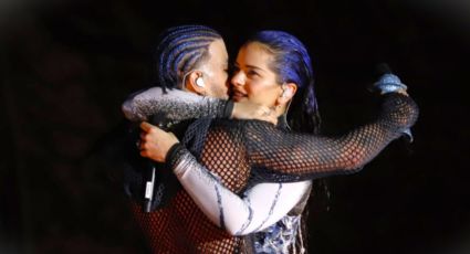 Rosalía y Rauw Alejandro se presentan en concierto como prometidos