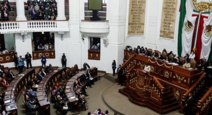 Logran damnificados suspender sesión solemne en Congreso capitalino