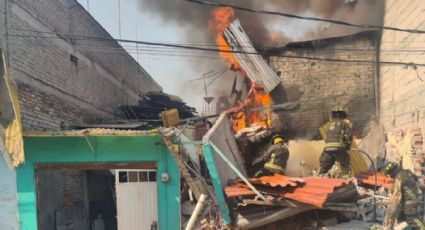 Explosión por Gas LP provoca el derrumbe de una vivienda en Iztapalapa