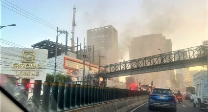 Las imágenes del incendio en subestación eléctrica en la México-Toluca
