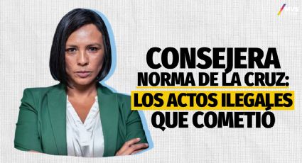 Consejera Norma de la Cruz: Los actos ilegales que cometió