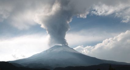 Popocatépetl: emisiones muestran contenido ligero de ceniza, informa SGIRPC