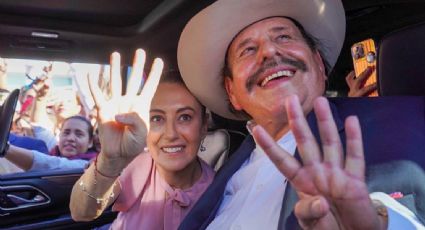 Claudia Sheinbaum se pone el sombrero en Coahuila para apoyar a Armando Guadiana