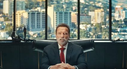Arnold Schwarzenegger llega en un tanque de guerra a trabajar en Netflix | VIDEO