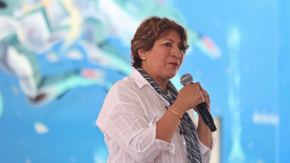 Delfina Gómez, candidata a la gubernatura del Edomex.